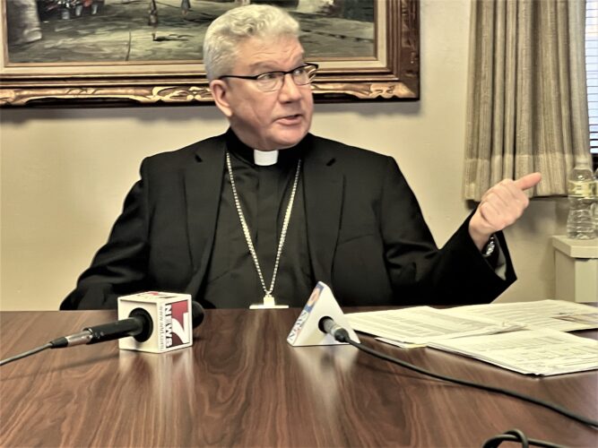 Bishop addresses possible Steubenville Diocese merger
